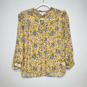Amour Vert Floral Blouse Long Sleeve